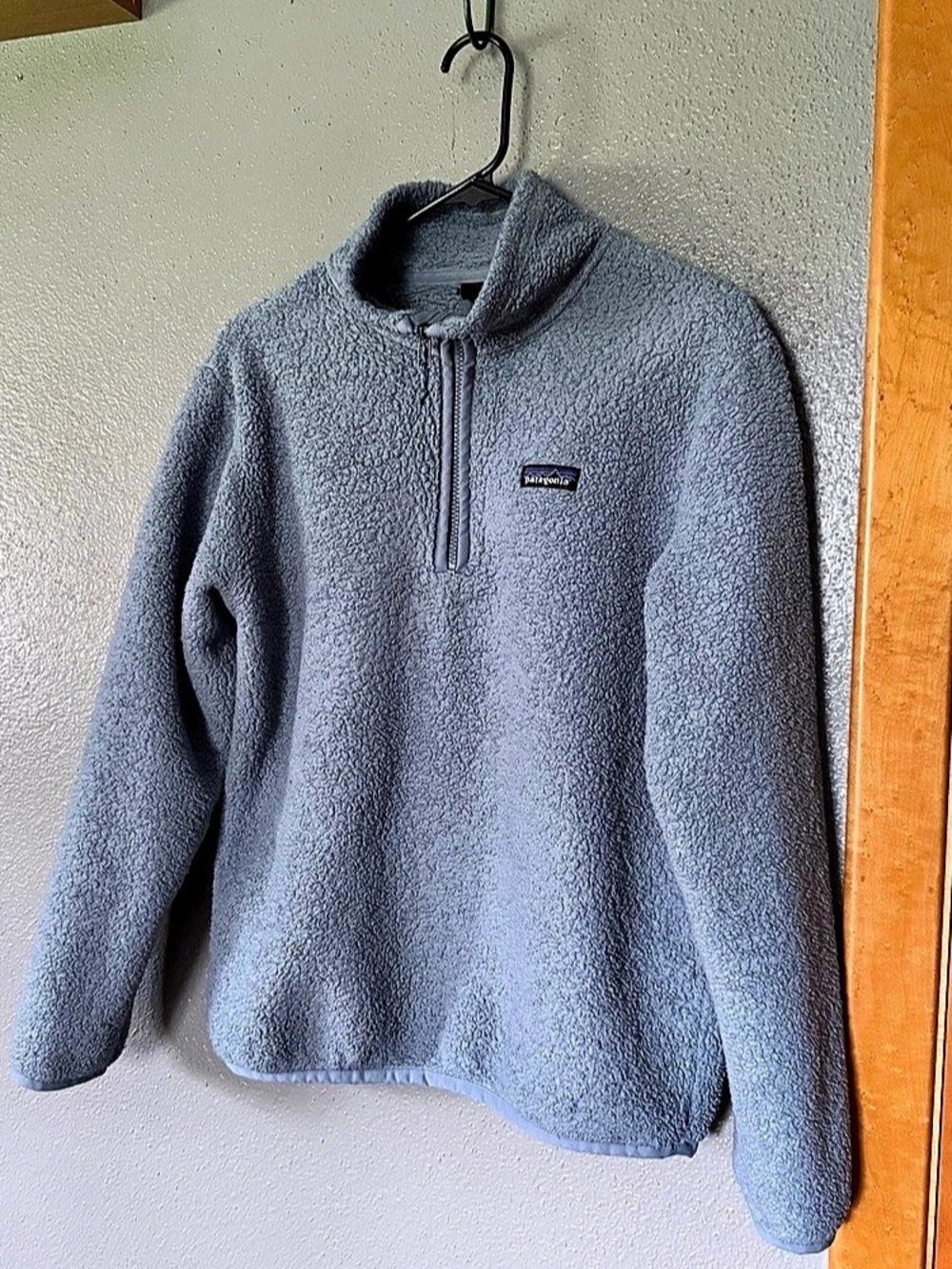 Patagonia Light Blue Fleece Quarter-Zip